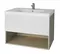 Мебель для ванной подвесная «Dreja» Perfecto 70 белая/дуб, картинка №2
