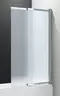 Шторка на ванну стеклянная «Cezares» SLIDER-VF-11-100/150-P-Cr матовая, фото №1