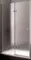 Душевая дверь «Cezares» VERONA-W-B-12-100-P-Cr-L 100/195 матовая/хром левая, фото №1