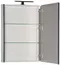 Зеркальный шкаф «Aquanet» Алвита 60 без света серый антрацит глянец правый, изображение №4