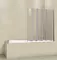 Шторка на ванну стеклянная «Cezares» PRATICO-V-5-120/140-C-Cr прозрачная универсальная, картинка №2