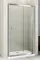 Душевая дверь «Cezares» PRATICO-BF-1-155-C-Cr 155/185 прозрачная/хром, фото №1