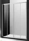 Душевая дверь «Cezares» MOLVENO-BF-2-180-C-Cr-IV 180/195 прозрачная/хром универсальная, фото №1