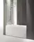 Шторка на ванну стеклянная «Cezares» ECO-O-V-21-120/140-C-C прозрачная универсальная, картинка №2