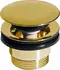 Донный клапан для раковины «Cezares» CZR-SAT20-03/24 с механизмом Клик-Клак золото, фото №1