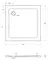 Душевой поддон «Cezares» TRAY-M-A-90-35-W 90/90 низкий стеклопластик квадратный без сифона белый, фотография №3