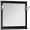 Зеркало «Aquanet» Валенса 100 без света чёрный краколет/серебро, фото №1