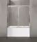 Шторка на ванну стеклянная «Belbagno» UNO-VF-2-170/145-C-Cr прозрачная, фото №1