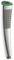 Ручная светодиодная лейка «Belbagno» BB-D1LED-CRM с цифровым индиктаором температуры воды хром, фото №1