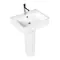 Раковина «Belbagno» Albano 56/43 BB120L фарфоровая белая, фотография №3