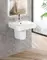 Раковина «Belbagno» Albano 56/43 BB120L фарфоровая белая, изображение №4