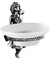 Мыльница «Art&Max» Athena AM-B-0615-T на стену серебро, фото №1