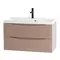 Тумба с раковиной «Belbagno» Marino 80 (BB800/450-LV-MR-AST) подвесная Cappuccino Lucido, фото №1