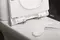 Унитаз компакт безободковый «Belbagno» Romano BB248CPR-P/BB248T с горизонтальным выпуском белый с сиденьем дюропласт с микролифтом белое, фото №5