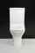 Унитаз компакт безободковый «Belbagno» Romano BB248CPR-P/BB248T с горизонтальным выпуском белый с сиденьем дюропласт с микролифтом белое, фотография №3