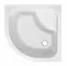 Душевой поддон «Am.Pm» Gem Deep W90T-401A090W 90/90 высокий акриловый четверть круга белый с сифоном, фотография №3