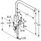 Смеситель для кухонной мойки «Kludi» L-ine 428140577 хром, картинка №2