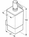 Дозатор для мыла «Kludi» E2 4997605 на стену хром, картинка №2