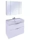 Мебель для ванной подвесная «Sanstar» Муза 85 белая, картинка №2