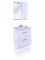 Мебель для ванной подвесная «Sanstar» Cristal 60 белая, фото №1