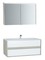 Мебель для ванной подвесная «Vitra» Metropole 100 белая/серебристый дуб, фото №1