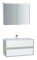 Мебель для ванной подвесная «Vitra» Metropole 80 белая/серебристый дуб, фото №1