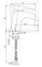Смеситель для раковины «Paini» Ovo 86CR211WFKM с донным клапаном хром, картинка №2