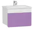Мебель для ванной подвесная «Vitra» D-Light 70 фиолетовая/белая, картинка №2