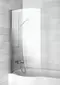 Шторка на ванну стеклянная «Riho» Novic Z108D Dorado 80/150 прозрачная левая, фото №1