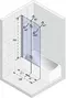 Шторка на ванну стеклянная «Riho» Novik Z500 Universal 100/150 прозрачная универсальная, картинка №2