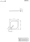 Душевой поддон «Radaway»  Delos C 100/100 низкий акриловый квадратный без сифона, картинка №2
