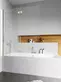Шторка на ванну стеклянная «Radaway» Essenza New PND II 110/150 прозрачная/хром левая, картинка №2