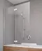 Шторка на ванну стеклянная «Radaway» Essenza New PND 120/150 прозрачная/хром левая, фото №1