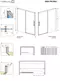 Шторка на ванну стеклянная «Radaway» Idea PN DWJ 170/150 прозрачная/хром левая, изображение №4