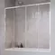 Шторка на ванну стеклянная «Radaway» Idea PN DWD 180/150 прозрачная/хром, фото №1