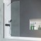 Шторка на ванну стеклянная «Radaway» Modo PNJ Black 90/150 прозрачная/чёрная универсальная, фото №1