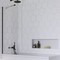 Шторка на ванну стеклянная «Radaway» Idea Black PNJ II 100/150 прозрачная/чёрная универсальная, фото №1