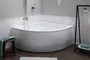 Ванна акриловая «Aquanet» Santiago 160/160 без опор без сифона белая, картинка №2
