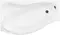 Ванна акриловая «Aquanet» Palma 170/90 с каркасом без сифона белая левая, фото №1