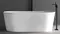 Ванна акриловая «Abber» AB9209 170/80 с каркасом с сифоном белая, фотография №3