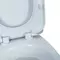 Унитаз компакт «Norm» Fit 9844B099-7200 белый с сиденьем термопласт с микролифтом белое, картинка №6