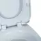 Унитаз компакт «Norm» Fit белый с сиденьем термопласт с микролифтом белое, картинка №6