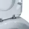 Унитаз компакт «Norm» Eisberg белый с сиденьем дюропласт с микролифтом белое, картинка №6