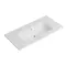 Мебель для ванной подвесная «Diborg» Leonie 100 1+1 ящик белая, изображение №8