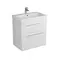 Мебель для ванной подвесная «Diborg» Katarine 70 с 2 ящиками белая, фотография №3