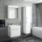 Мебель для ванной подвесная «Diborg» Katarine 60 с ящиком белая, картинка №2