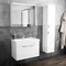 Мебель для ванной подвесная «Diborg» Katarine 80 с ящиком белая, картинка №2