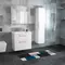 Мебель для ванной подвесная «Diborg» Lande 80 с 2 ящиками белая, картинка №2