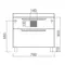 Мебель для ванной подвесная «Diborg» Lande 80 с 2 ящиками белая, фотография №15