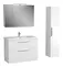 Мебель для ванной подвесная «Diborg» Lande 100 с 2 ящиками белая, фото №1